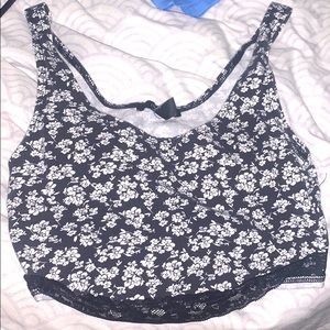 Floral crop top